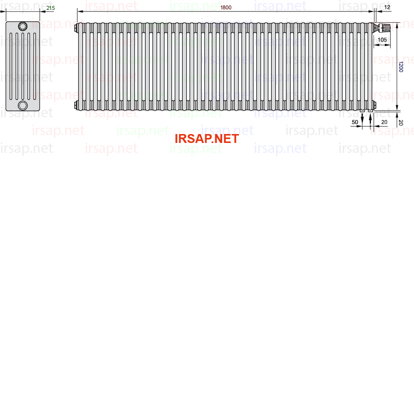 Радиатор IRSAP Tesi 61200/40 T25 CL 01